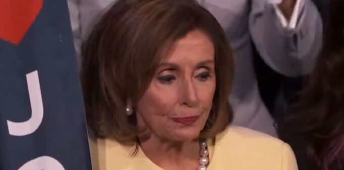 Awkward: Nancy Pelosi Looks Overtly Guilty as Joe Biden Speaks at DNC After Being Kicked Off the Ticket in Secret Coup (VIDEO) | The Gateway Pundit