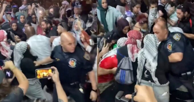 Leftists Eating Their Own: Pro-Hamas Protesters Storm Democrat Kickoff Rally for Harris-Walz Campaign with Gov. Hochul and Mayor Adams — Smoke Bombs Set Off, Mass Arrests Ensue | The Gateway Pundit