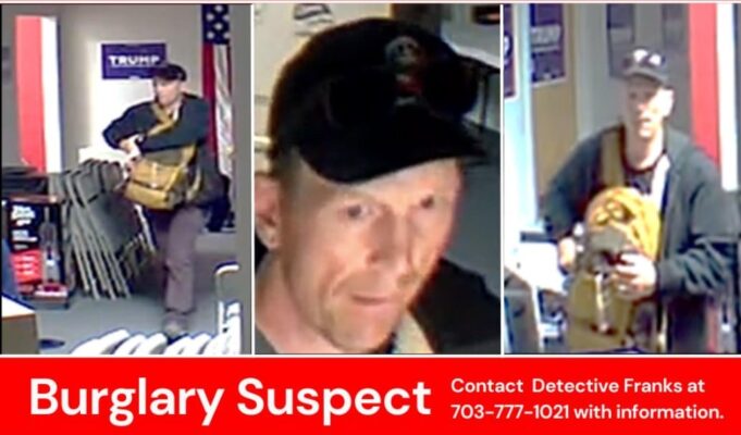 Trump’s Loudoun County Virginia Campaign Headquarters Burglarized – Sheriff’s Office Seeks Suspect | The Gateway Pundit