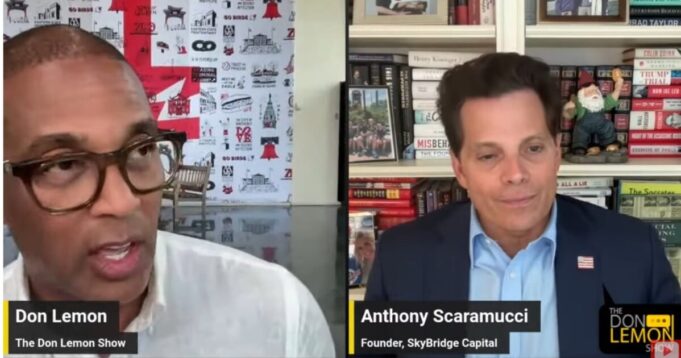 WATCH: Scaramucci Claims Trump is a ‘Racist Cracker’ About to Lose to ‘First African-American Woman President’ | The Gateway Pundit