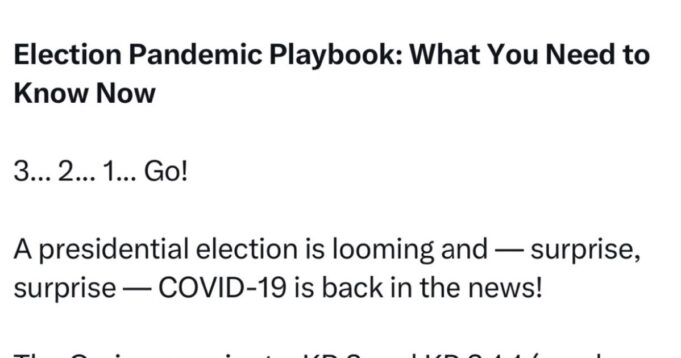 Dr. McCullough on The Election Pandemic Playbook: What You Need to Know Now | The Gateway Pundit