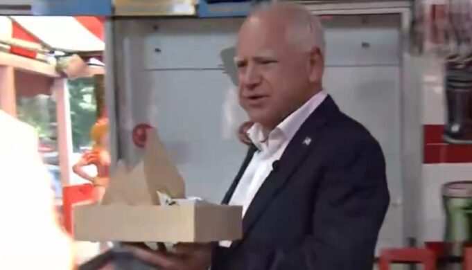 The Look on His Face Says It All – Reporter Trolls Tim Walz: “Any Reaction to Your Family Saying They’re Gonna Support Former President Trump?” (VIDEO) | The Gateway Pundit