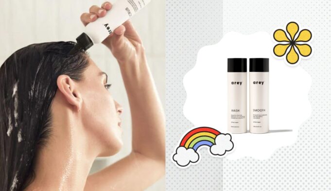 Arey Shampoo and Conditioner Stops Graying Hair In Its Tracks