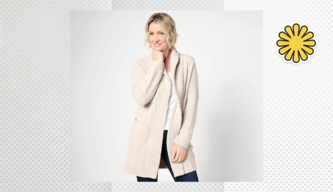 $70 Off Barefoot Dreams CozyChic Chenille Cardigan