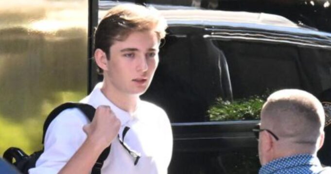 Barron Trump’s College Decision Revealed as He Shows Up for First Day of Classes Flanked by Secret Service | The Gateway Pundit