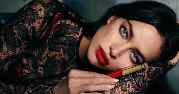 Irina Shayk Wows in Dolce & Gabbana Il Pranzo Makeup Ad