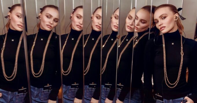 Lily-Rose Depp Rocks Chanel’s Première Sound Watch in Paris