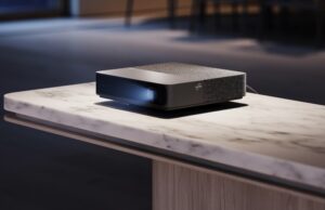 Loewe's We Beam is a smart, compact and bright portable projector
