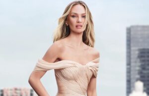 Candice Swanepoel in Oscar de la Renta New York Perfume Ad