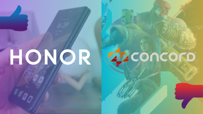 Winners and Losers: Sony's Concord taken offline, while Honor's thinnest foldable hits Europe