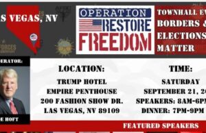 Join The America Project’s – Operation Restore Freedom Event This Saturday – Sept 21 at Trump Hotel in Las Vegas Moderated by Joe Hoft | The Gateway Pundit