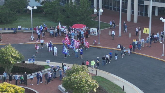Early Voting Underway in Virginia: Trump Supporters Dominate Polling Location in Fairfax County (VIDEO) | The Gateway Pundit