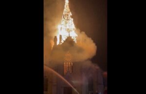 Immaculate Conception Church Burns in France – Latest Catholic Church to Go Up in Flames – Bell Tower Collapses in Inferno (Video) | The Gateway Pundit
