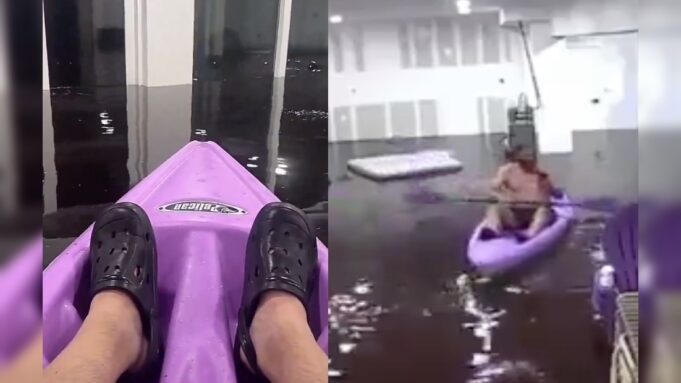 Florida Man Livestreams Himself Kayaking in Living Room Following Hurricane Helene Flooding (VIDEO) | The Gateway Pundit