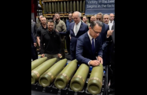 Ukrainian President Zelensky Openly Campaigns for Dems in Battleground State, Harris Surrogate PA Governor Josh Shapiro Joins Him to Sign Bombs | The Gateway Pundit