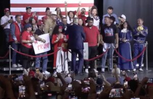 BREAKING: 20 Supporters Seated Behind Trump Onstage Rushed to ER with Blurred Vision and Eye Burns After Rally in Tucson, Arizona | The Gateway Pundit