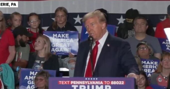 President Trump Rips Kamala Harris at Erie, PA Rally on the Border Crisis — “Why Didn’t She Do It Almost 4 Years Ago? Why Didn’t She Do It? Because She Can’t Do It” (VIDEO) | The Gateway Pundit
