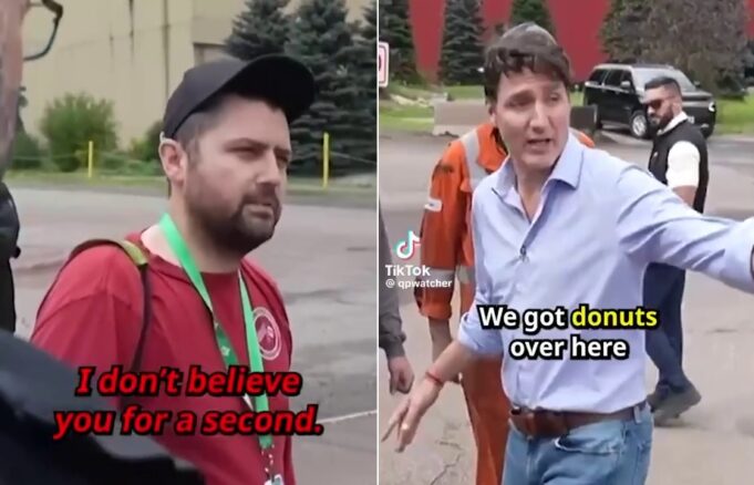 “I Don’t Believe You for a Second” – Absolutely BRUTAL! – Canadian Worker Stuns Justin Trudeau by Calling Him Out to His Face (VIDEO) | The Gateway Pundit