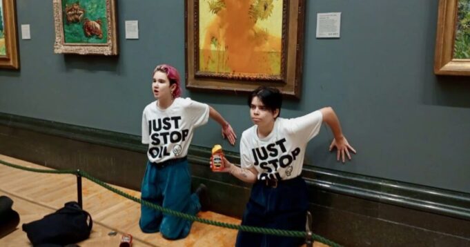 JUSTICE: Climate Change Activists Who Threw Soup on Van Gogh Painting Actually Sentenced to Prison Time | The Gateway Pundit