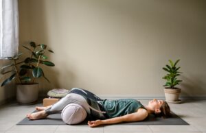 A Bolster Pillow Yoga Flow for Ultimate Relaxation
