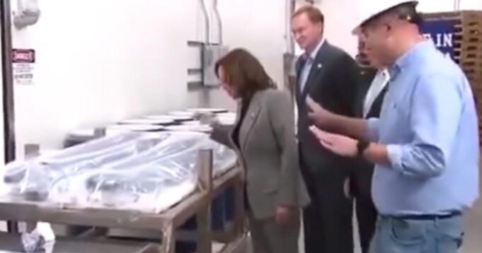 “Do Not Touch It!” – Idiot Kamala Harris Tours Semiconductor Plant and it Went Exactly How You Would Expect (VIDEO) | The Gateway Pundit