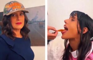 Kamala Harris Campaign Co-Chair Gretchen Whitmer Mocks Catholic Communion With Doritos While Wearing Harris-Walz Hat in Bizarre Dominatrix Video | The Gateway Pundit
