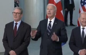HE’S SHOT: Joe Biden Blurts Out “Don’t Jump!” as Reporters Ask Him Questions in Berlin – European Leaders Laugh (VIDEO) | The Gateway Pundit