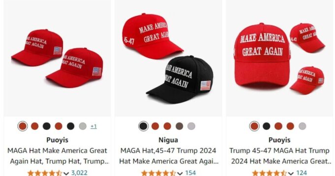 Trump Beating Harris in Election Merchandise Race on Amazon | The Gateway Pundit