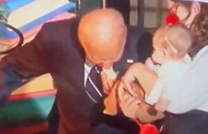 SECOND VICTIM: Biden Puts Baby’s Entire Foot IN HIS MOUTH After Biting Another Baby at Halloween Celebration (VIDEO) | The Gateway Pundit