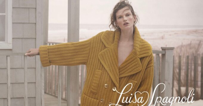 Luisa Spagnoli’s Fall 2024 Campaign Features Plush Outerwear