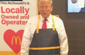 Trump Humiliates Himself By Pretending To Work At McDonalds