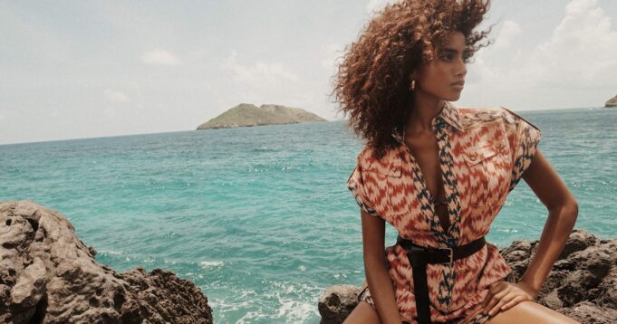 Imaan Hammam Rocks Zimmermann’s Resort Swim 2025 Line