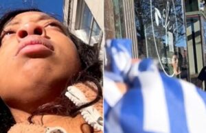 WATCH: Humiliation Ensues for Pro-Hamas Idiot When She Tears Down What She Believes Are Israeli Flags from Restaurant | The Gateway Pundit