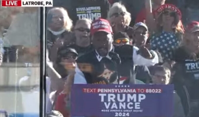 WATCH: “They Want to Put Tampons in The Boy’s Bathroom!” — Pittsburgh Steelers Stars Antonio Brown and Le’Veon Bell Endorse Trump at Rally in Latrobe, Pennsylvania | The Gateway Pundit