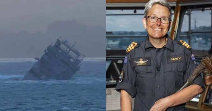 New Zealand’s Lesbian Navy Captain Loses $100M Naval Ship in Peacetime Disaster – Ship Runs Aground, Catches Fire, and Sinks, Unleashing Oil Spill off Samoa Coast | The Gateway Pundit