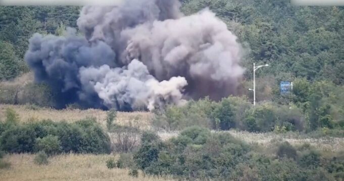 Another War Looming? North Korea Destroys Key Roads and Rail Links Connecting to South Korea — Threaten Open War if More Drones Appear | The Gateway Pundit