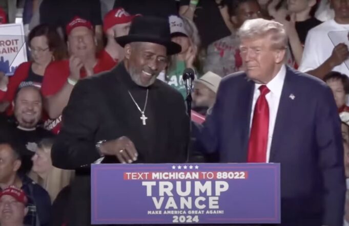 Boxing Legend Tommy ‘The Hitman’ Hearns Joins Trump On Stage at Detroit Rally, Receives Praise From Former President | The Gateway Pundit