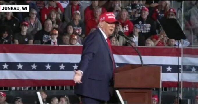 President Trump Takes the Stage in Juneau, Wisconsin – “I’m Putting Everything on the Line to Fight for You” (VIDEO) | The Gateway Pundit
