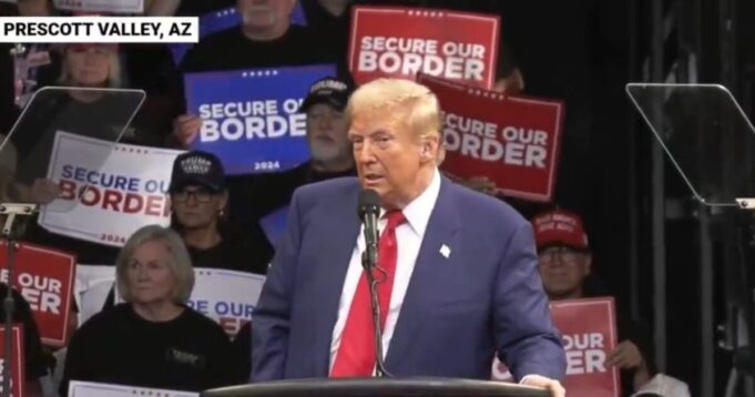 President Trump Issues Warning in Prescott Valley, Arizona Speech, “If Kamala Gets Four More Years, the Entire Country Will Be Turned Into a Migrant Camp” (VIDEO) | The Gateway Pundit