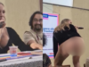 DISGUSTING! Transgender Exposes Butt Cheeks During University Lecture: “Teaching with the A**” (VIDEO) | The Gateway Pundit