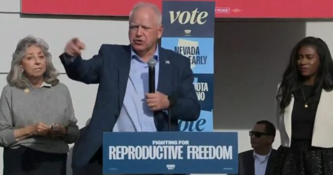 Disgusting Creep Tim Walz Follows Hillary’s Lead and Compares Trump Supporters in Madison Square Garden to Nazis | The Gateway Pundit