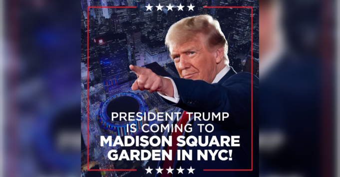 IT’S OFFICIAL: Trump Announces Historic Rally at Madison Square Garden in New York City! | The Gateway Pundit