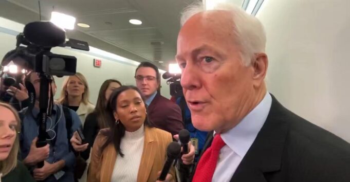 JUST IN: Sen Cornyn Supports Confirming Ed Martin For DC US Attorney After Tillis Makes SHOCKING Admission to Reporters (VIDEO) | The Gateway Pundit