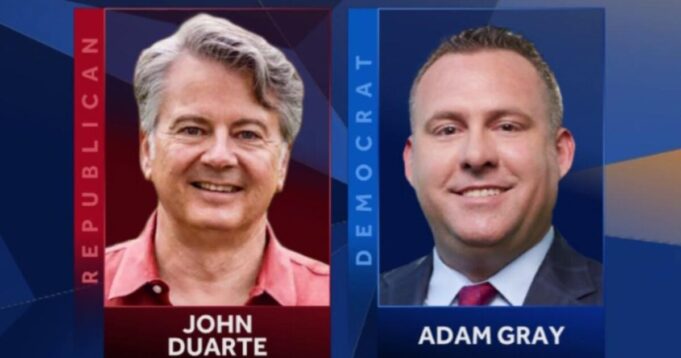 BREAKING: Democrat Adam Grey Defeats GOP Incumbent John Duarte ONE MONTH After Election in California’s District 13 by 187 Votes | The Gateway Pundit