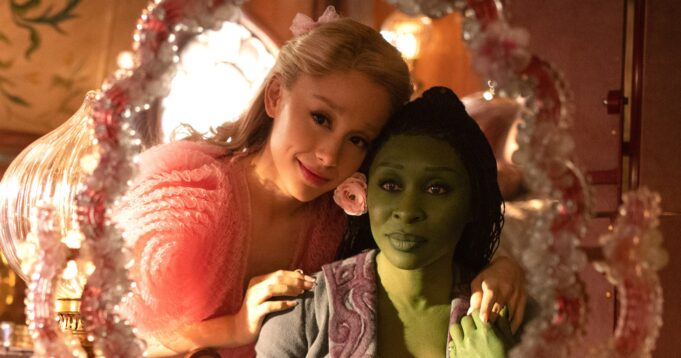 Elphaba & Glinda Sparkle In Wicked Costumes