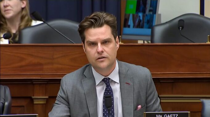 BREAKING: Document From Federal Probe of Gaetz Conveniently Leaked to New York Times After Ethics Committee Decides Against Releasing Lawfare Report | The Gateway Pundit