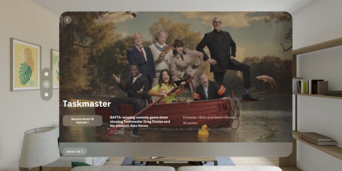 Channel 4 app for Apple Vision Pro takes you inside Taskmaster