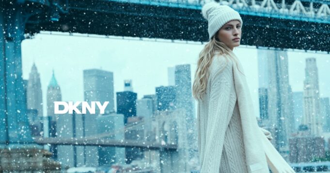 DKNY’s Holiday 2024 Campaign Has a Snowy Manhattan Scene