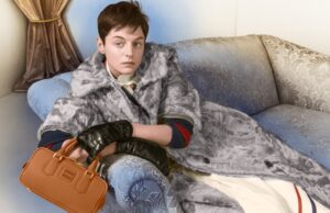 Emma Corrin’s Vintage Vibes in Miu Miu Holiday 2024 Ad