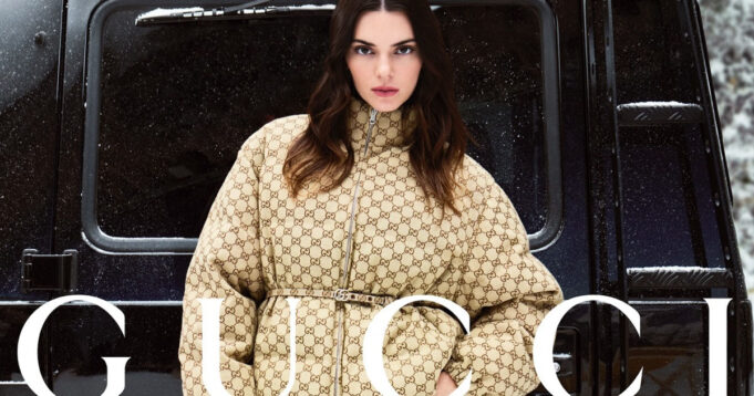 Kendall Jenner & Gucci Bring Snowy Style to Gift Season